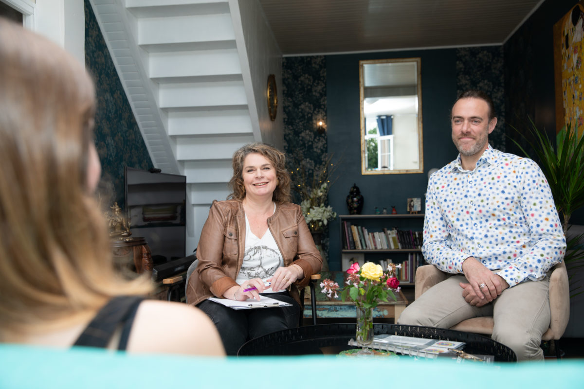 Amanda et Michel lors d'une séance